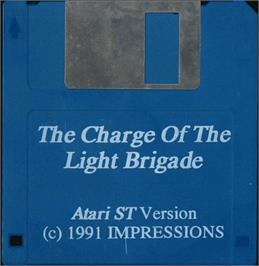 Artwork on the Disc for Charge Of The Light Brigade, The on the Atari ST.